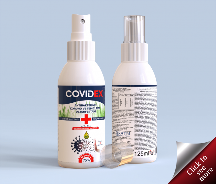 125ml Covidex Cleaning and Protection Sanitizer (Spray)