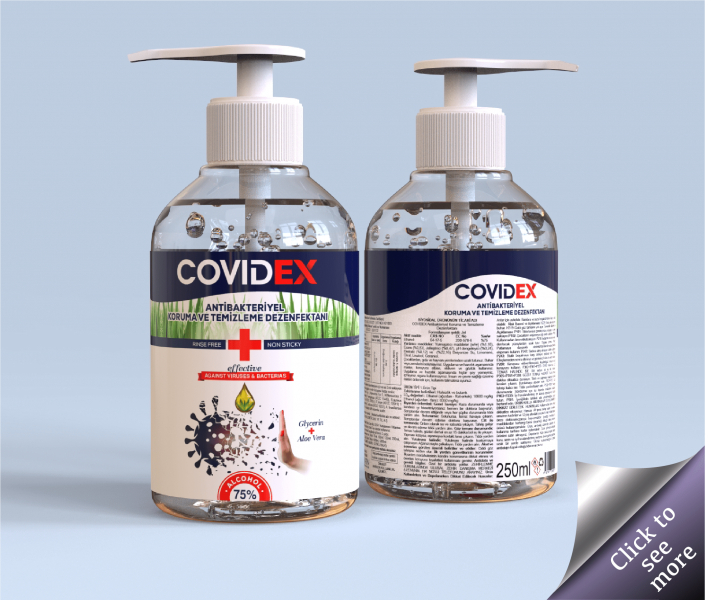 250ml Covidex Cleaning and Protection Sanitizer