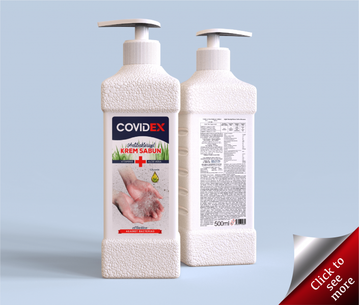 500ml Covidex Antibacterial Cream Soap