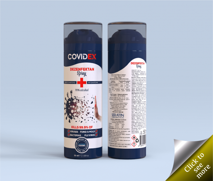 50ml Covidex Air&Surface Sanitizer (Aerosol)