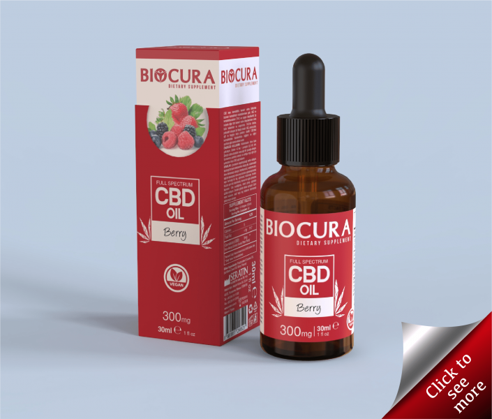 30ml Biocura CBD Oil Dietary Supplements