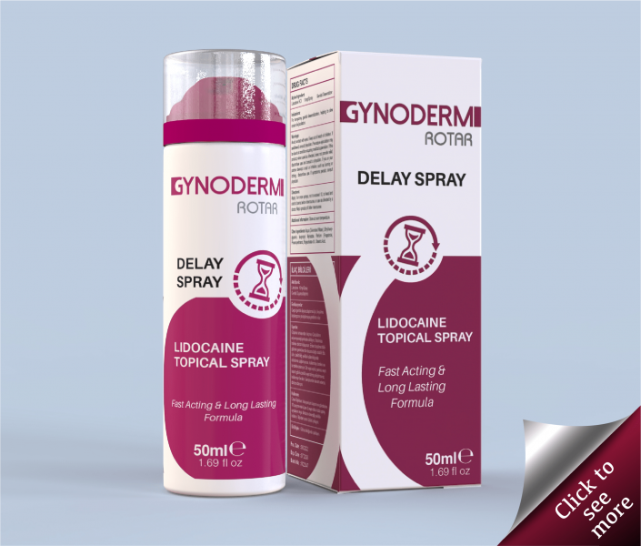 50ml Gynoderm Rotar Delay Spray