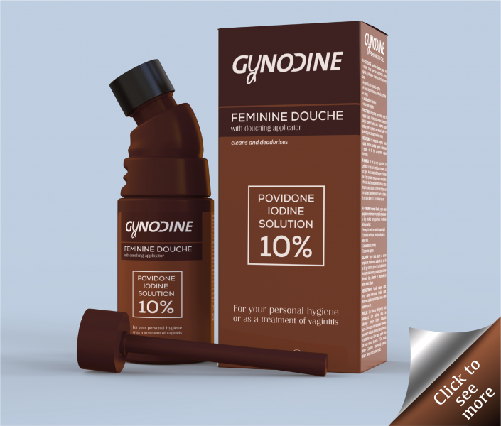125ml Gynodine Feminine Douche | Povidone Iodine Solution 10%