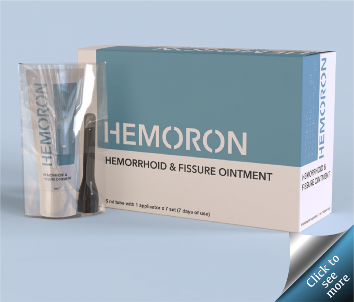 5ml x 7 pcs Hemoron Hemorrhoid / Fissure Ointment