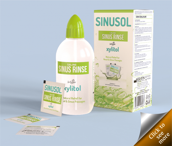 Sinusol Saline Sinus Rinse with Xylitol