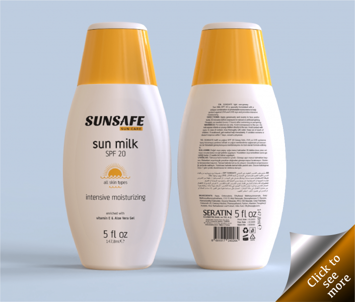 5 OZ Premium Series Sun Milk SPF 20 / 30 / 40 / 50